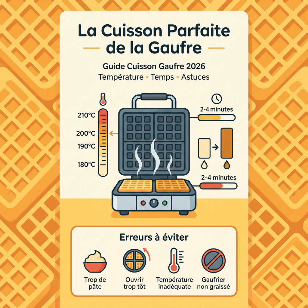 Infographie : recettes gaufre