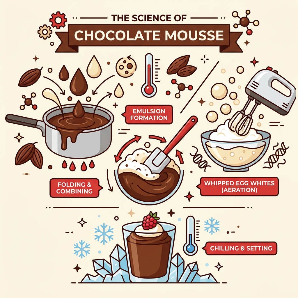 Infographie : mousse au chocolat recettes