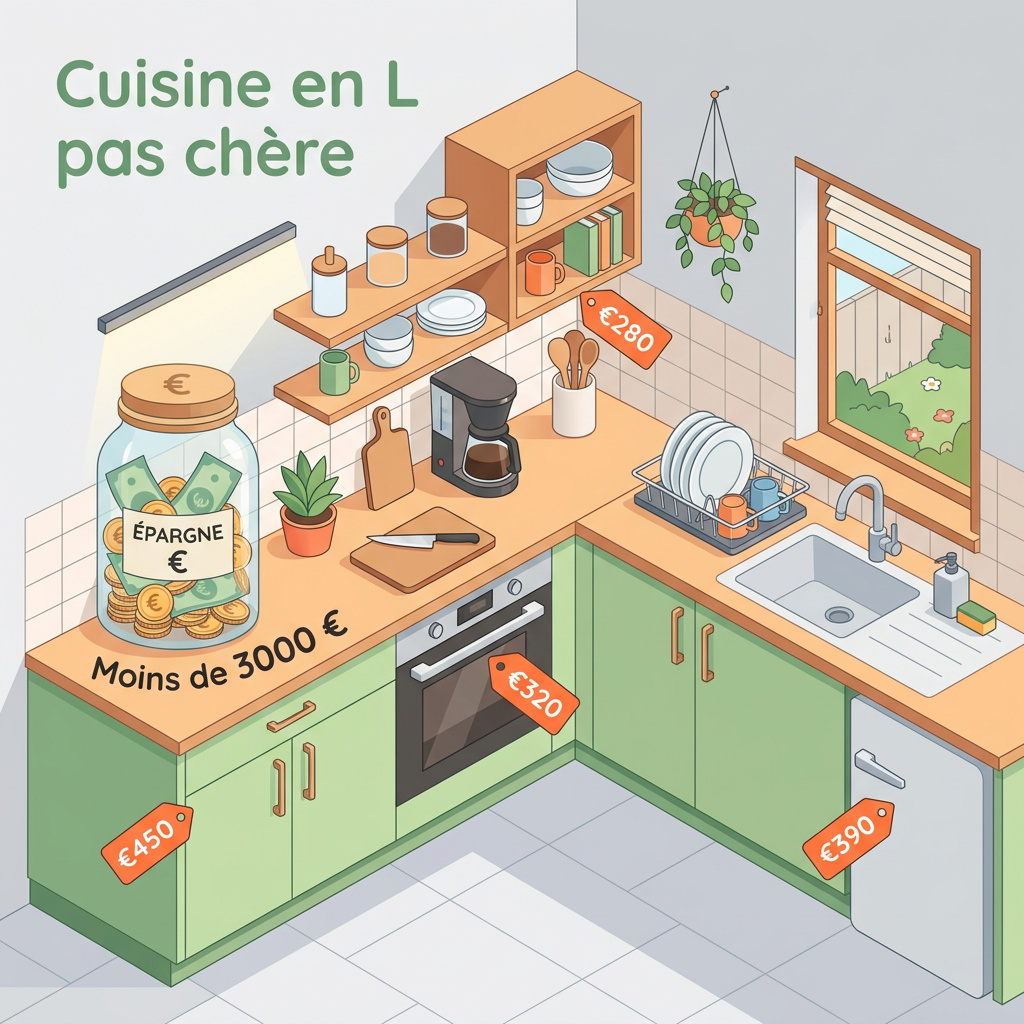 Infographie : cuisine en l pas cher
