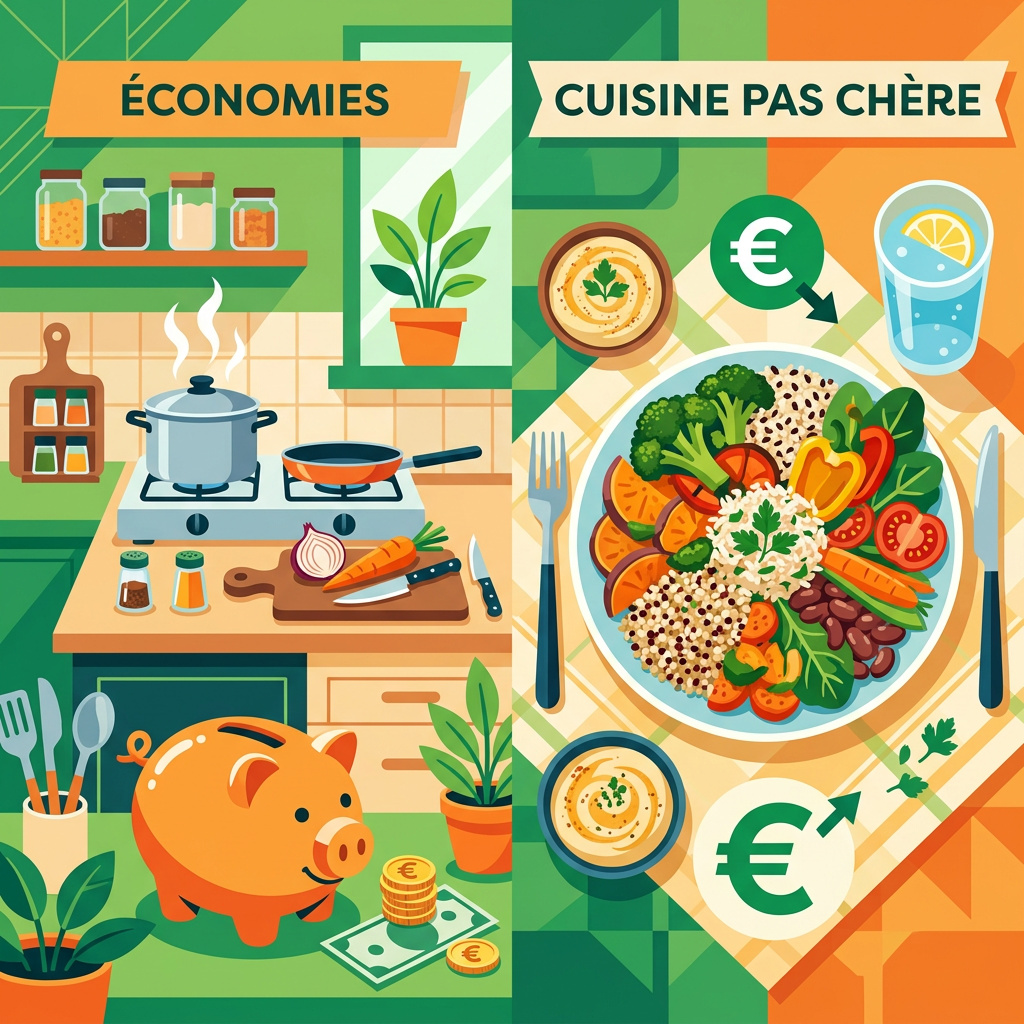 Infographie : cuisine pas chère