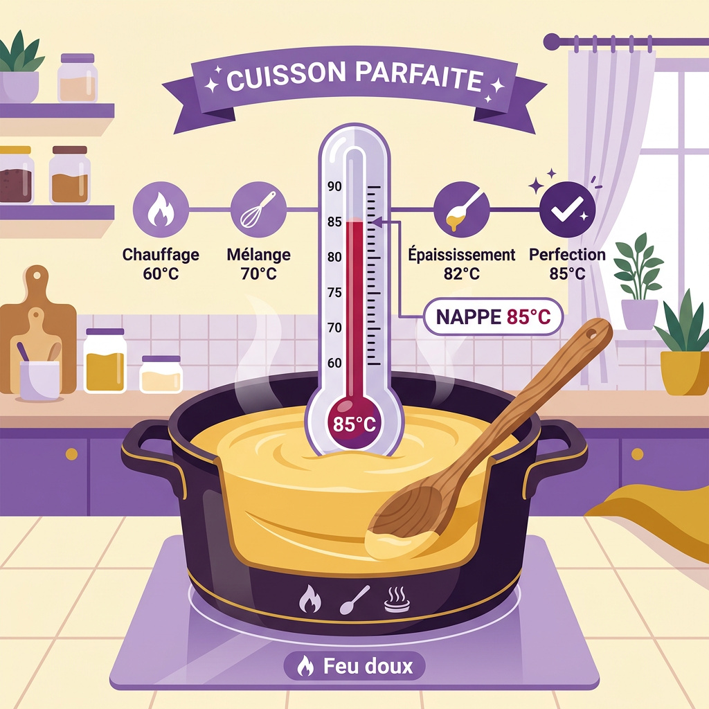 Infographie : recettes crème anglaise