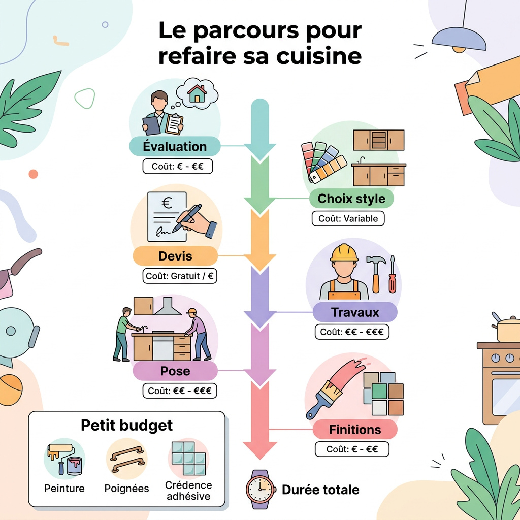 Infographie : refaire sa cuisine