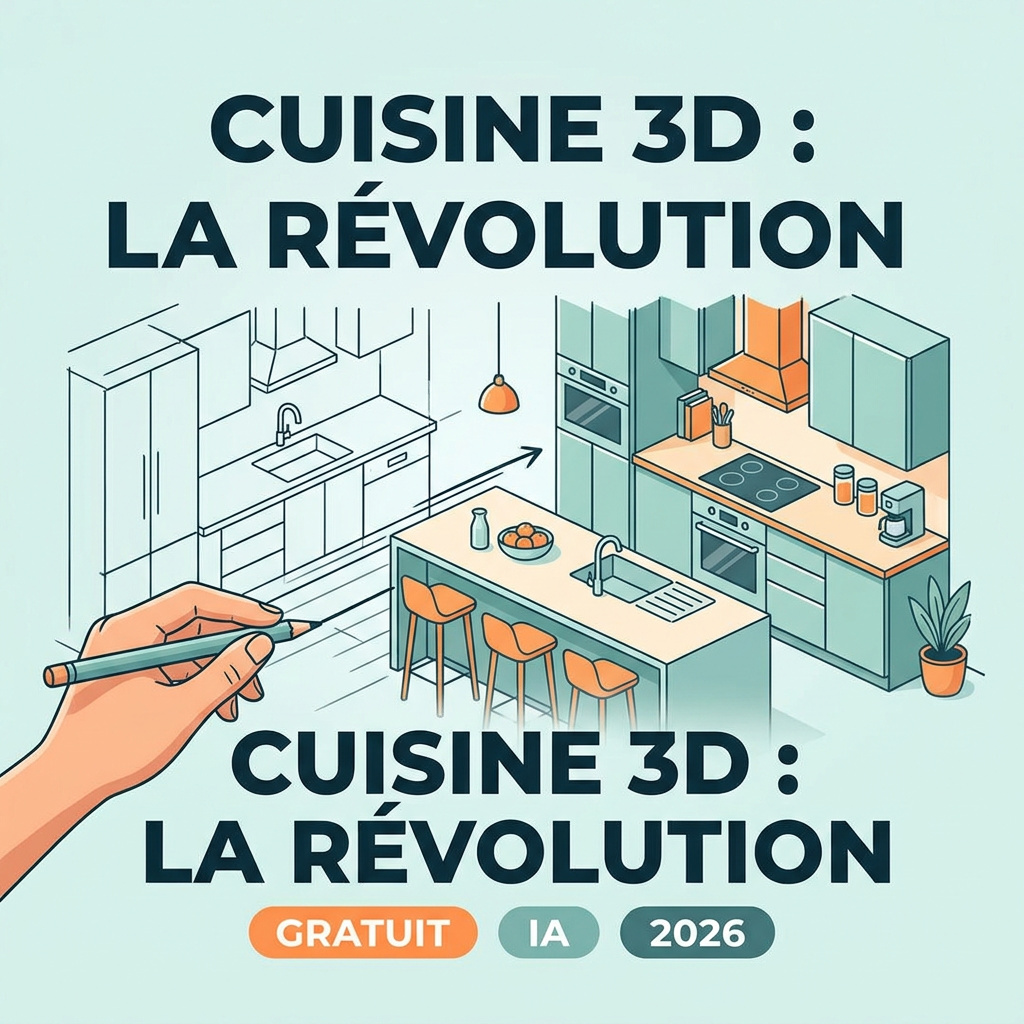 Infographie : faire sa cuisine en 3d
