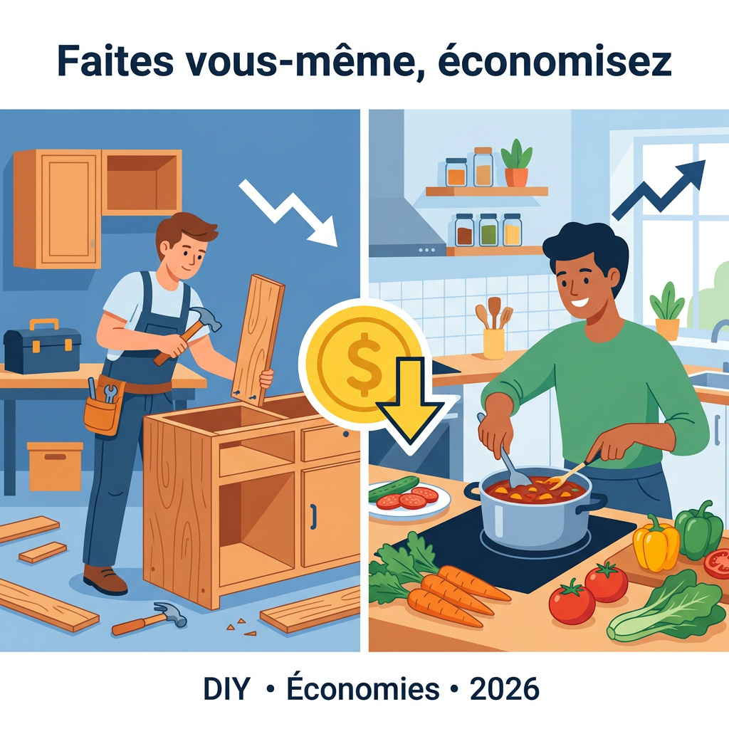 Infographie : faire sa cuisine soi même pas cher