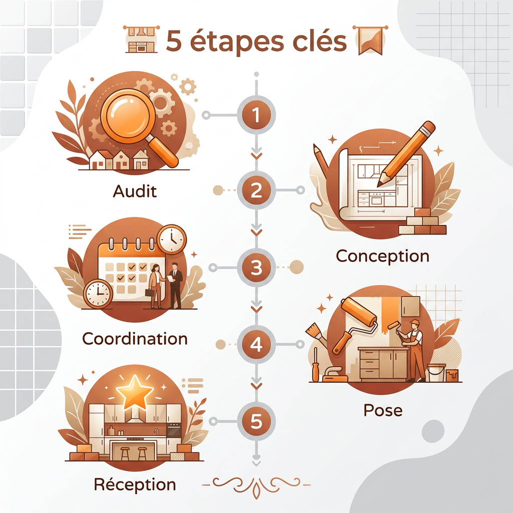 Infographie : refaire sa cuisine par un professionnel