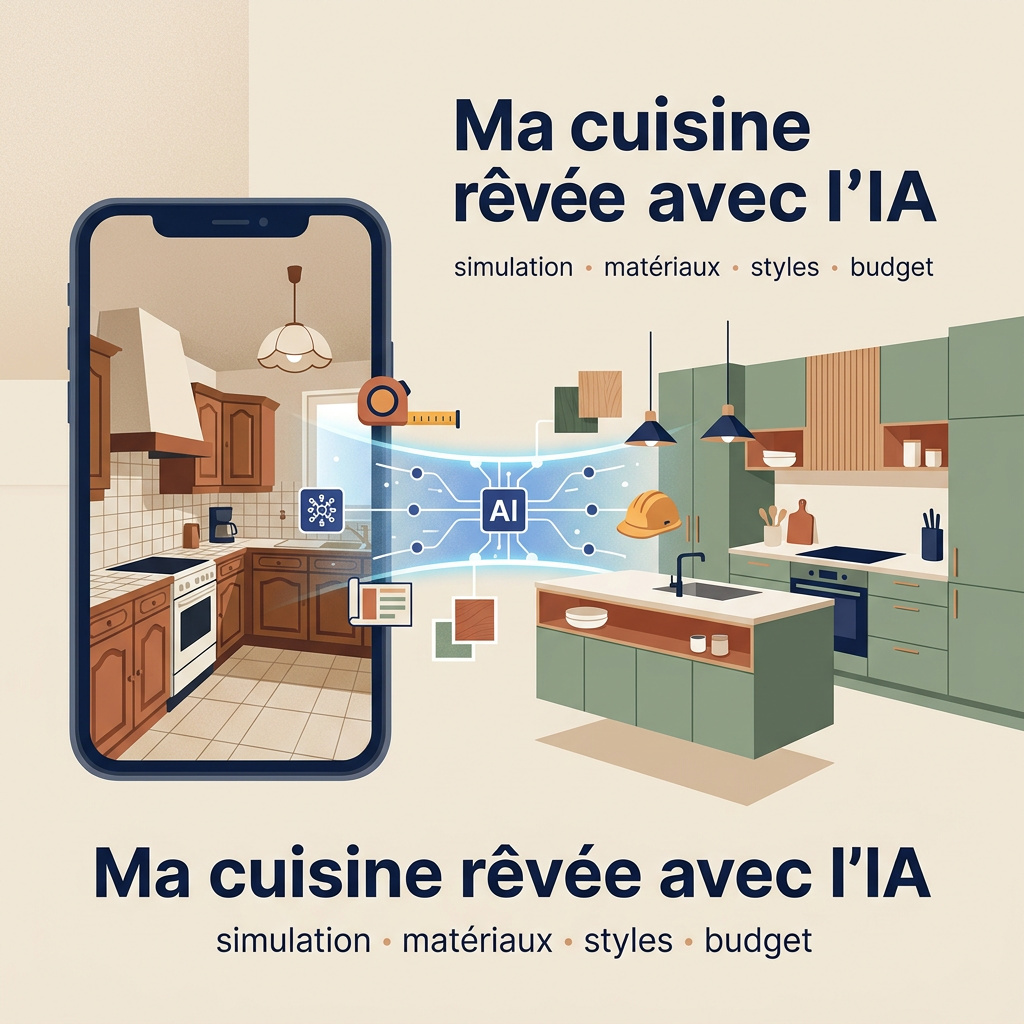 Infographie : refaire sa cuisine avec l ia