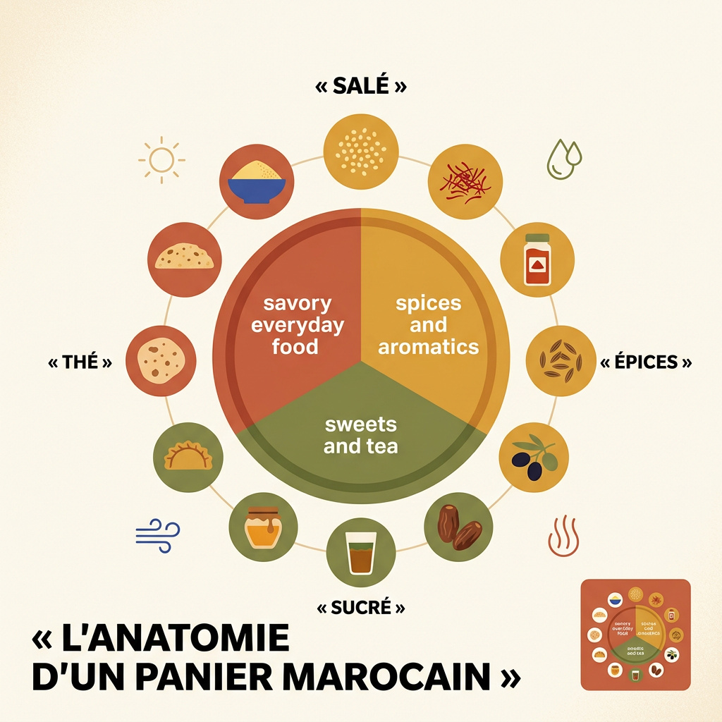 Infographie : epicerie marocaines